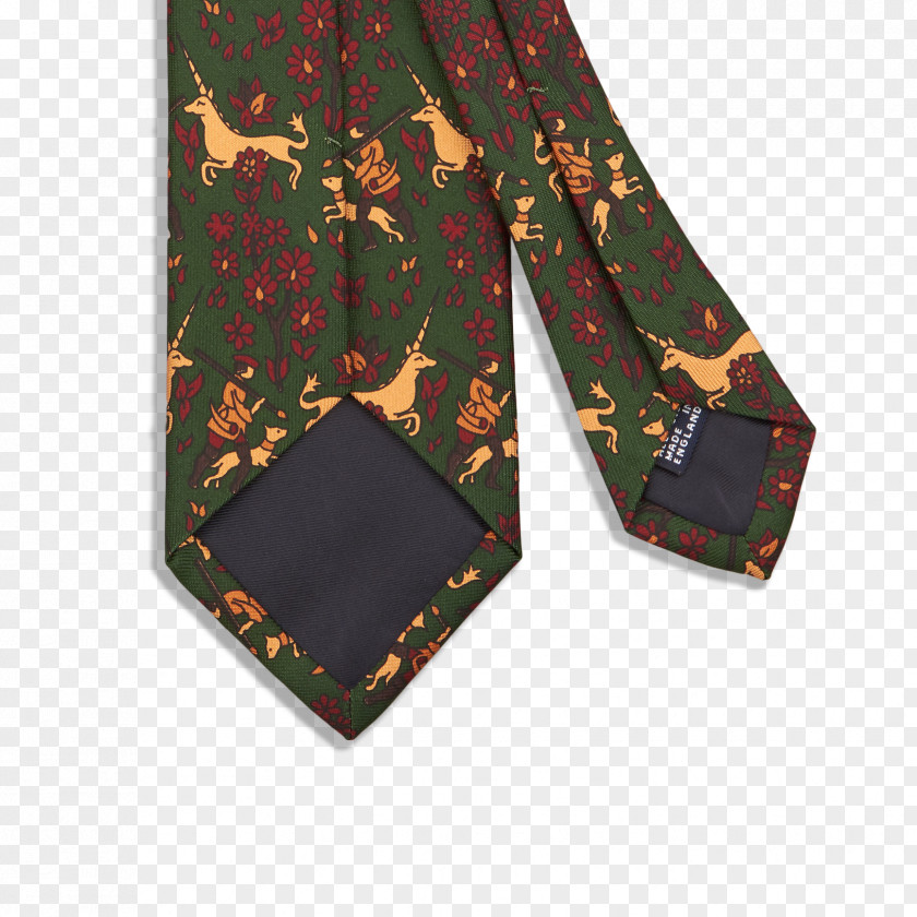 Mossbacked Tanager Silk Necktie Green Unicorn Canvas PNG