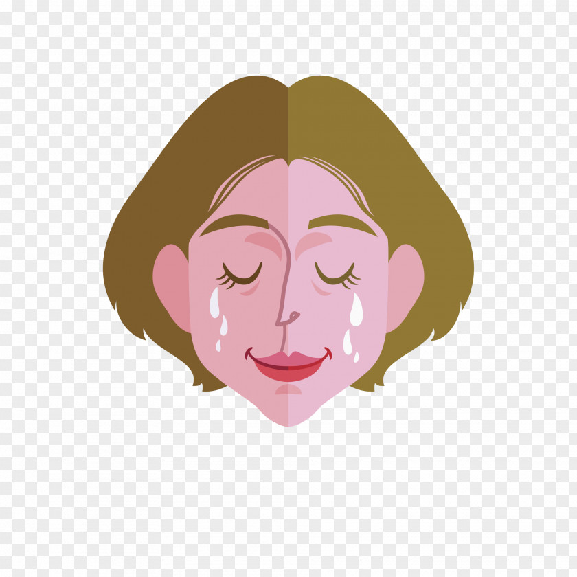 Short Haired Woman Drawing Clip Art PNG