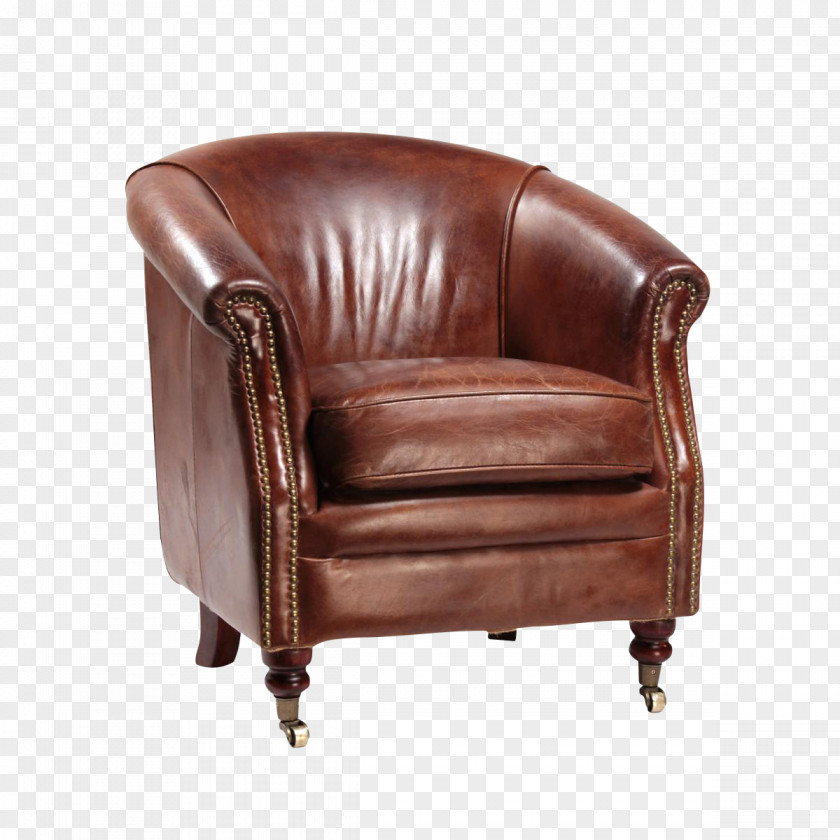Genuine Leather Stools Club Chair Couch Recliner PNG