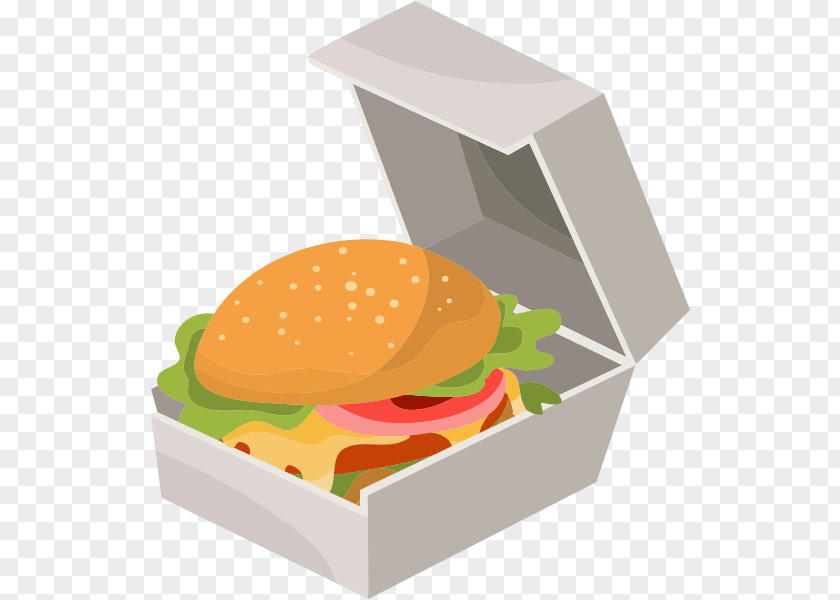 Bread Hamburger Fast Food Take-out PNG
