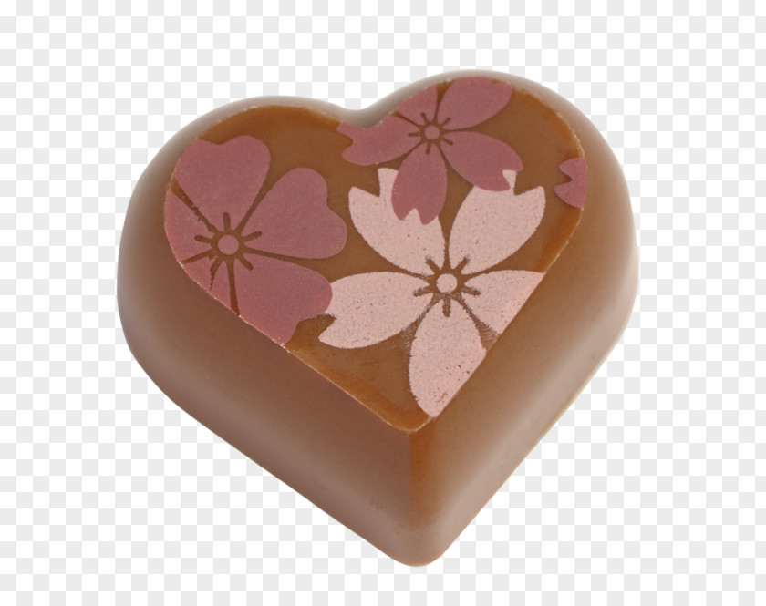 Chocolate Heart Length Praline Petal PNG