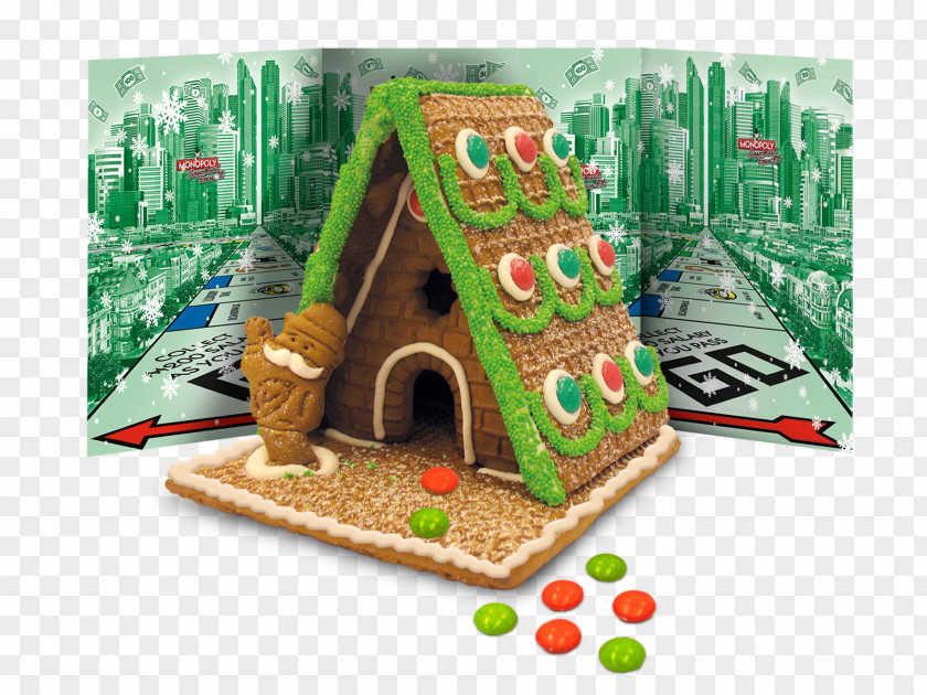 House Gingerbread Monopoly Game Recreation PNG