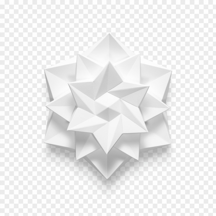 Korea Won Symbol Water Lily Origami Paper PNG