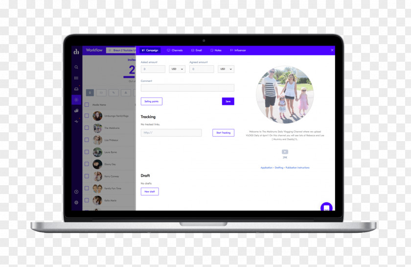 Marketing Influencer Computer Software Campaign Management Tools PNG