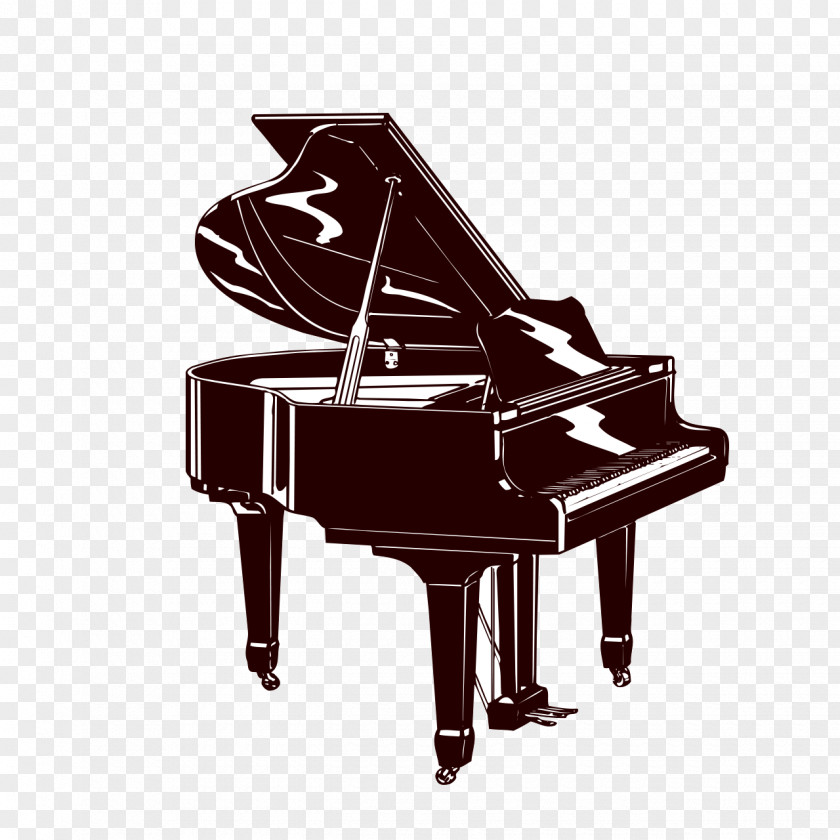Piano Musical Instrument Silhouette PNG