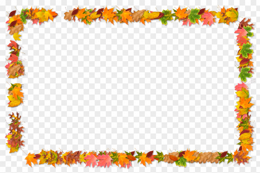 Leaf Border Color Light Violet Autumn PNG