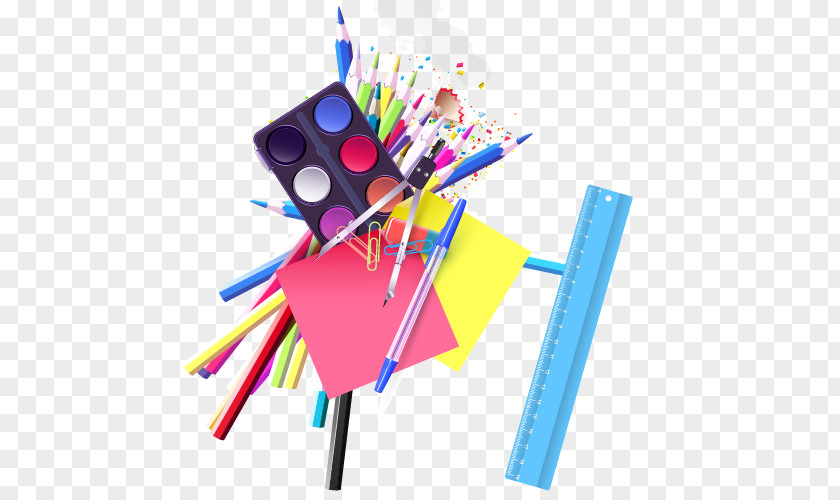 School Supplies Student Graphic Design Learning PNG