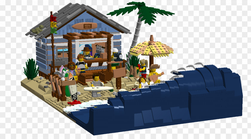 Surfing Lego Ideas Minifigure The Group PNG