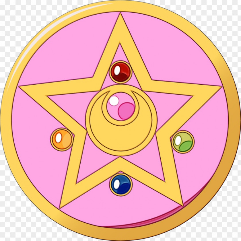 Triangle Sticker Circle Pink Symbol Clip Art PNG