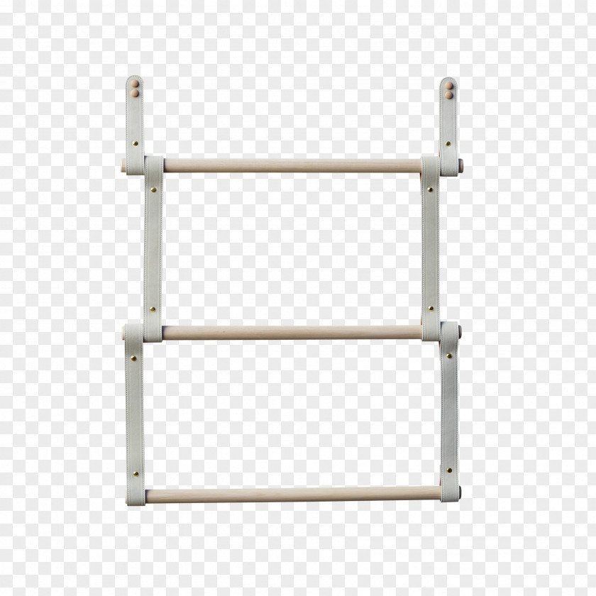 Ladder Metal Shelf Suede Hook PNG