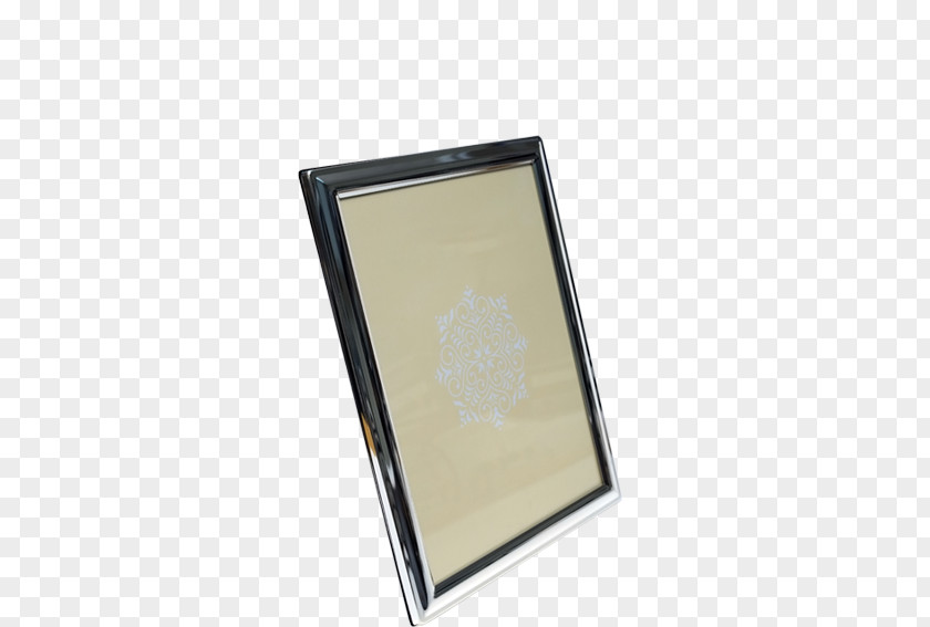 Silver Plate Rectangle PNG