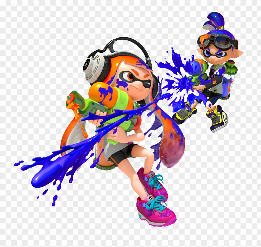 Summer Discount For Artistic Characters Splatoon 2 Wii U Nintendo Switch PNG