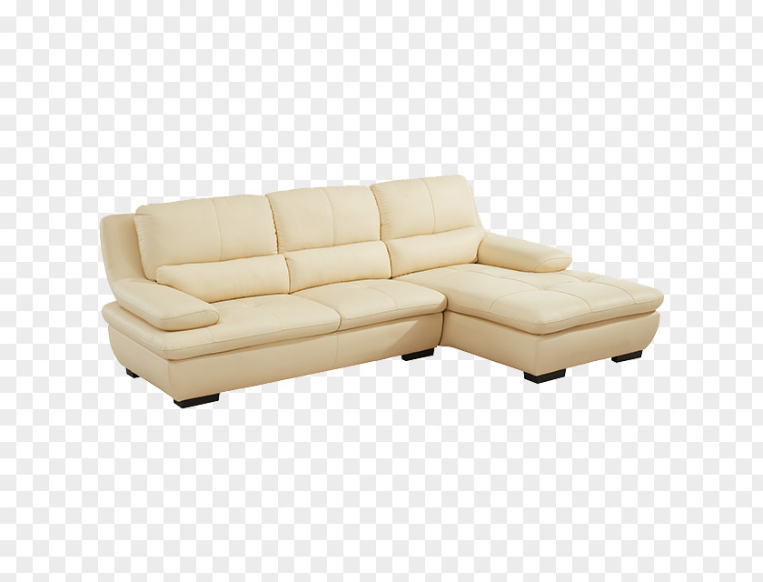 White Sofa At Home Chaise Longue Couch Bed PNG