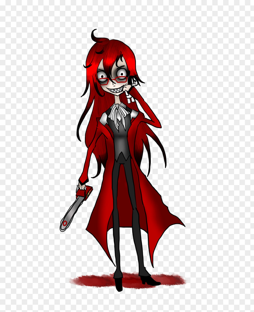 Yana Toboso Demon Costume Design Cartoon PNG