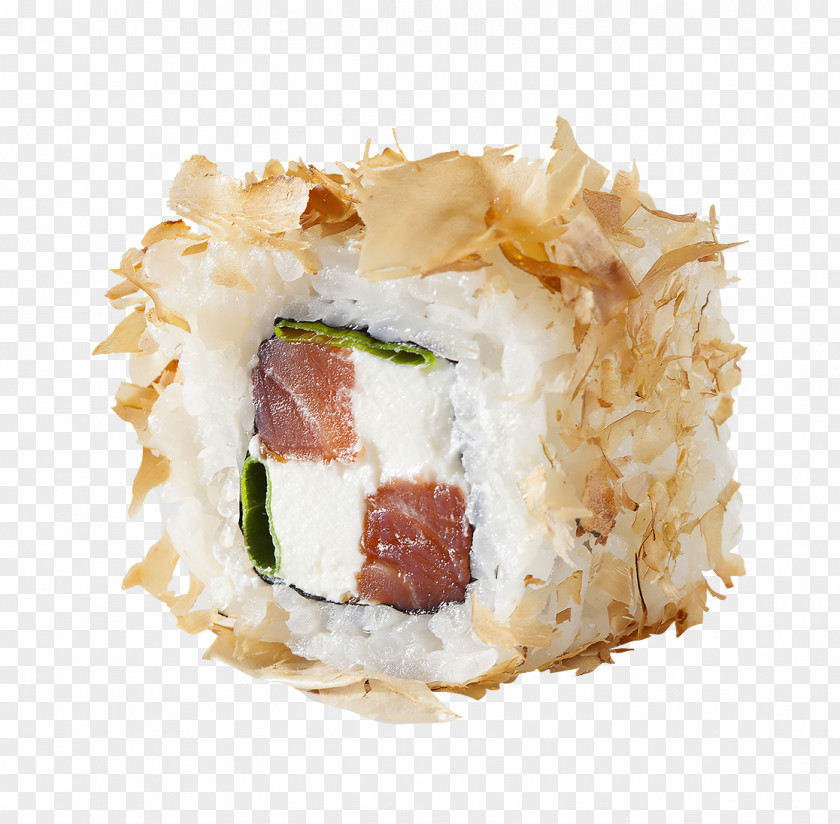 Chese Makizushi Sushi Pizza Smoked Salmon Tobiko PNG