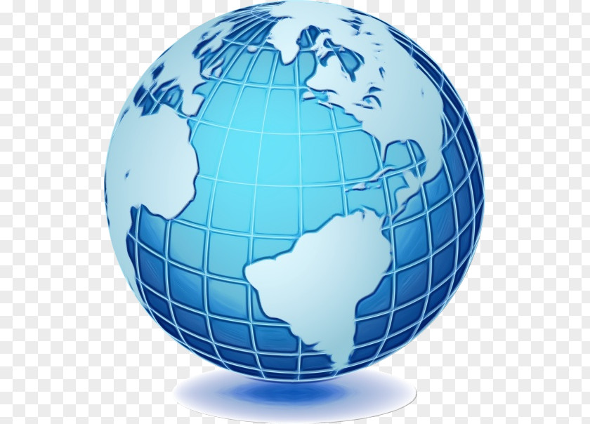 Globe World Blue Earth Planet PNG
