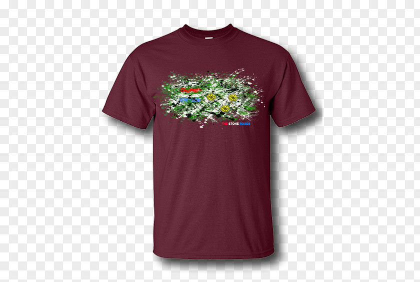 Jackson Pollock T-shirt Sleeve Maroon Font PNG