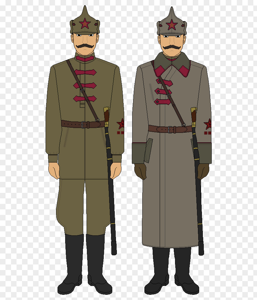 Military Uniform Bolshevik Russian Civil War Robe PNG