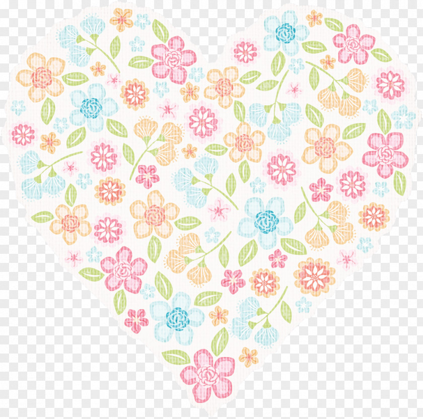 Plant Wrapping Paper Pattern Heart Pink Yellow PNG