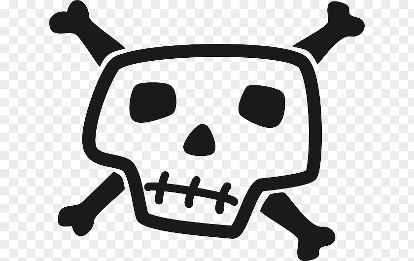 Skull And Bones Crossbones Clip Art PNG