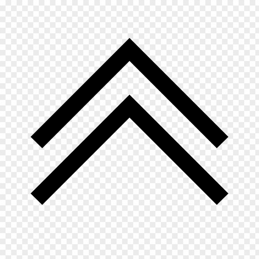 Up Arrow Chevron Symbol PNG