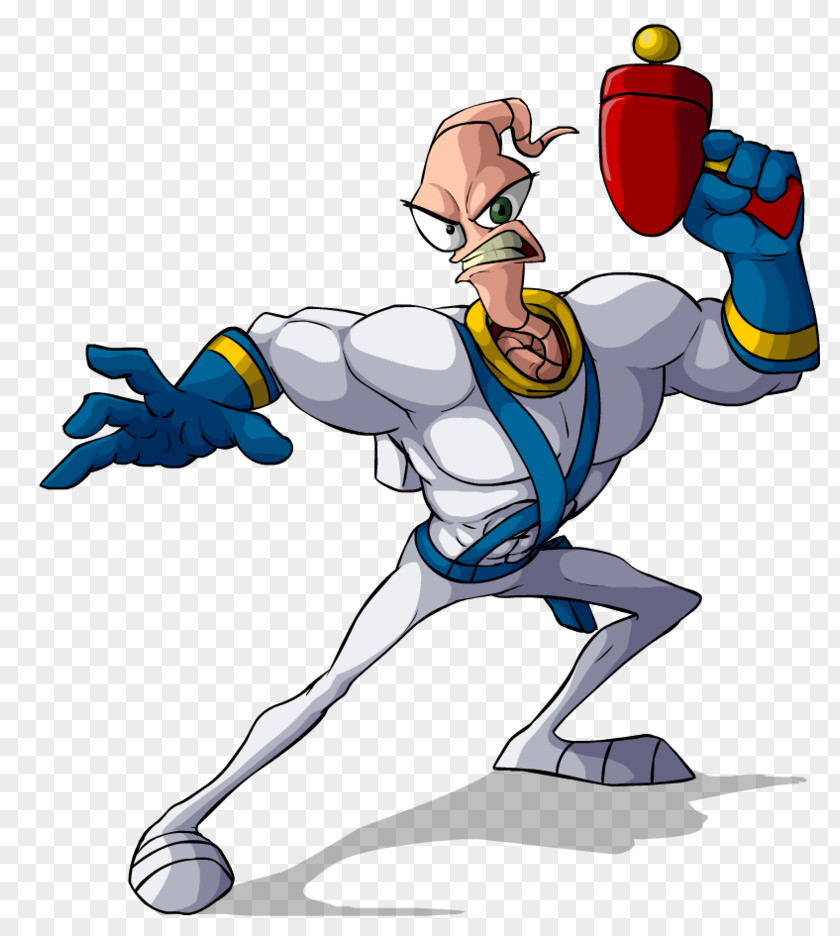 Costume Homme Earthworm Jim HD Video Game Interplay Entertainment PNG