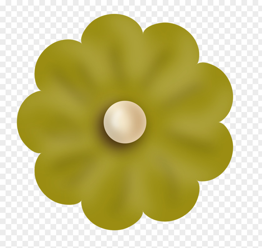 Green Flowers Symbol Illustration PNG