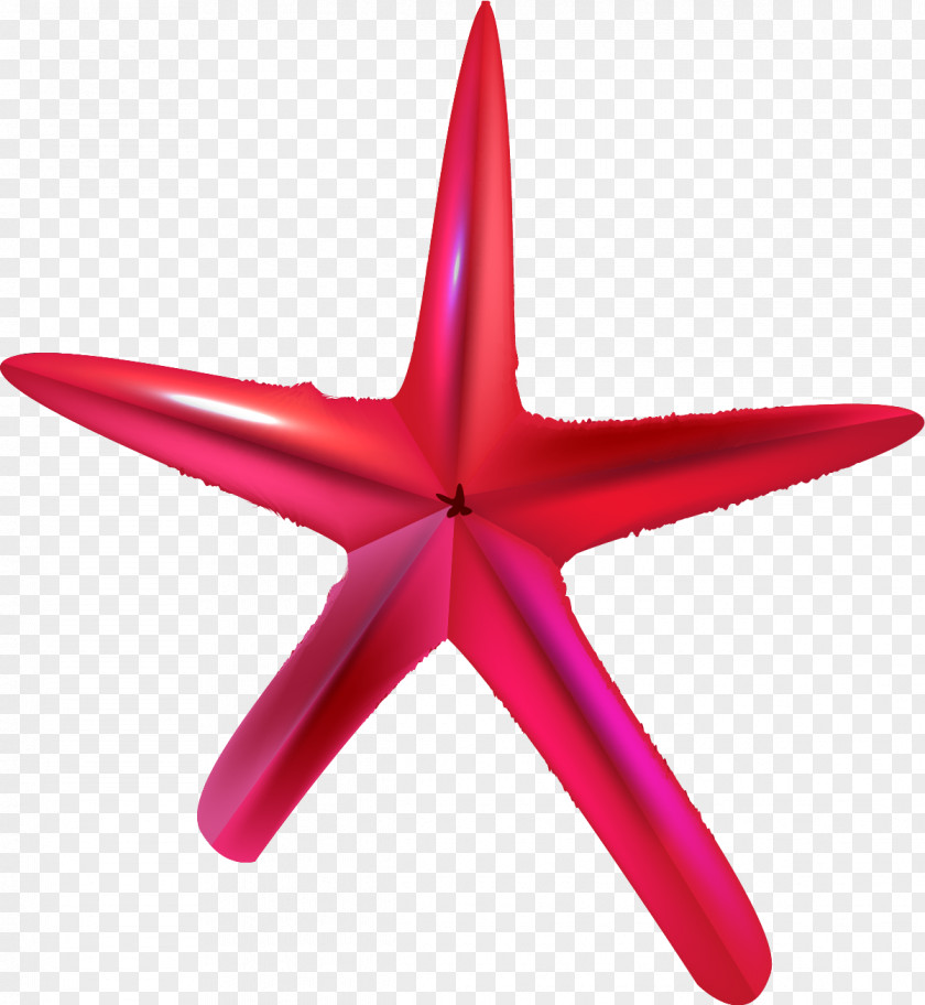 Hand Painted Red Starfish Paris Silhouette Wallpaper PNG