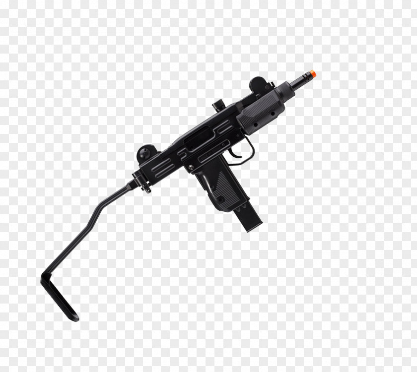 Machine Gun Uzi Airsoft Guns Firearm PNG