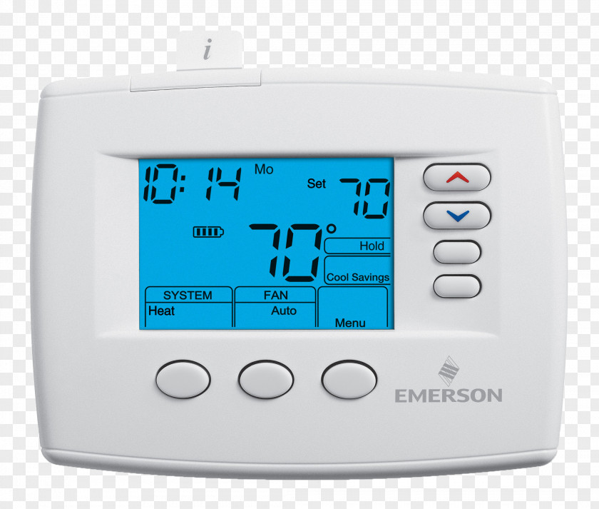 Multi-room White-Rodgers 1F85-0477 Programmable Thermostat 1F85-277 Heat Pump PNG