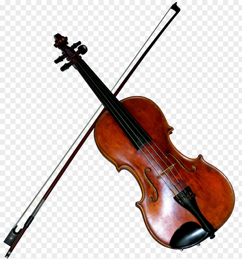 Violin And Bow Musical Instrument Instrumental Orchestra PNG