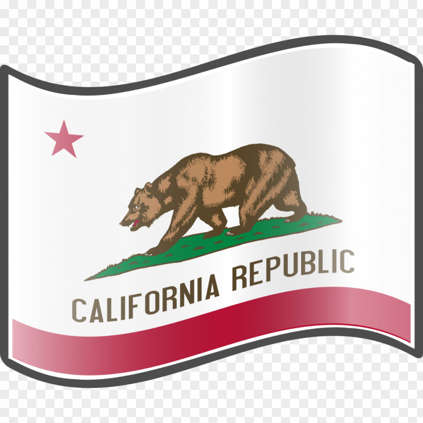 California Rainbow Republic Flag Of State PNG