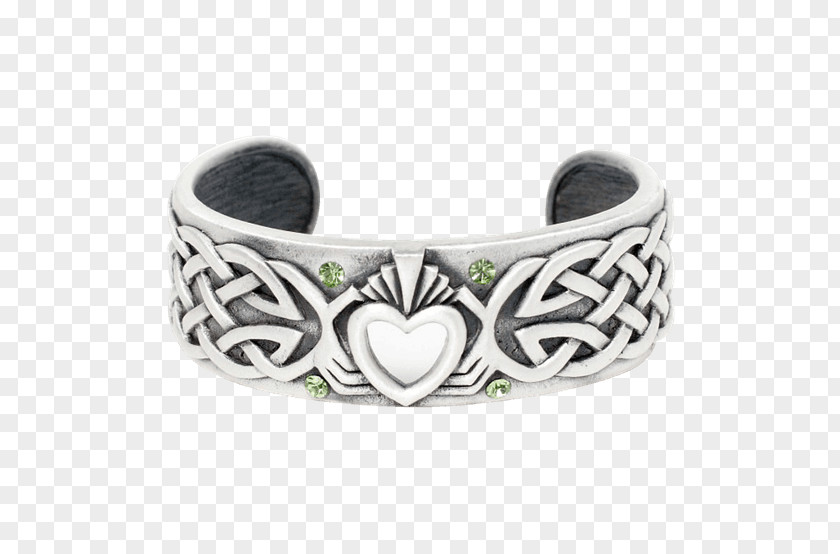 Ring Bracelet Claddagh Celtic Knot Bangle PNG