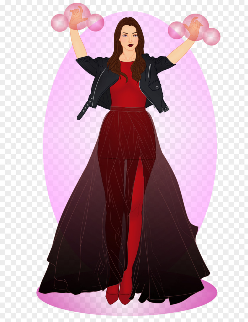 Scarlet Witch Quicksilver Dress Costume Design Family PNG