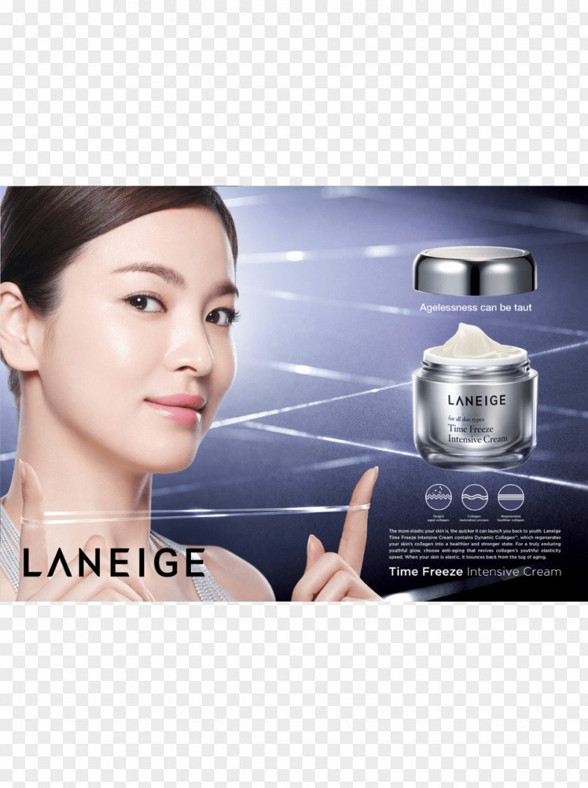 Water Song Hye-kyo LANEIGE Bank Moisture Cream_EX Anti-aging Cream PNG