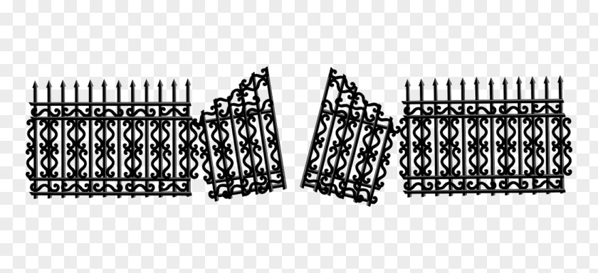 Fence Picket Gate Clip Art PNG