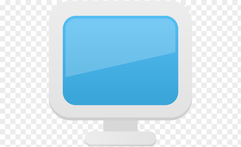 Monitor Blue Computer Angle Font PNG