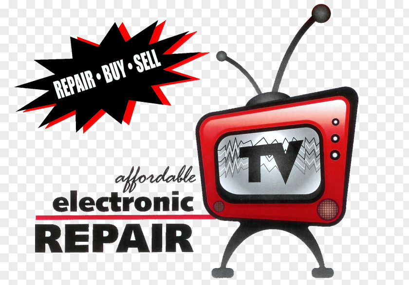 TV Repair Logo Electronics Television Maintenance PNG