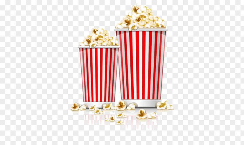 Two Barrels Of Popcorn Cinema Stock Illustration PNG