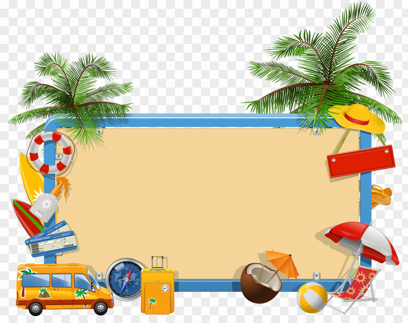 Vacation Background Cliparts Summer Clip Art PNG