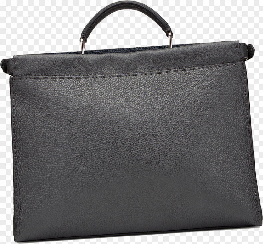 Bag Briefcase Handbag Fendi Leather PNG