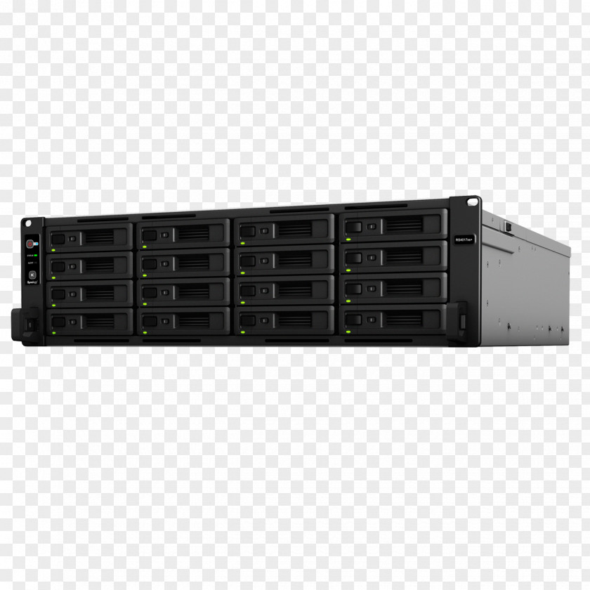Disk Array Synology RackStation RS2818RP+ 16-Bay Rackmount NAS For SMB Network Storage Systems Inc. PNG