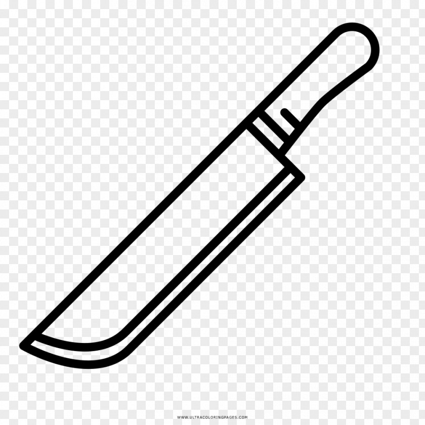Knife Pocketknife Coloring Book Kitchen Knives Butcher PNG