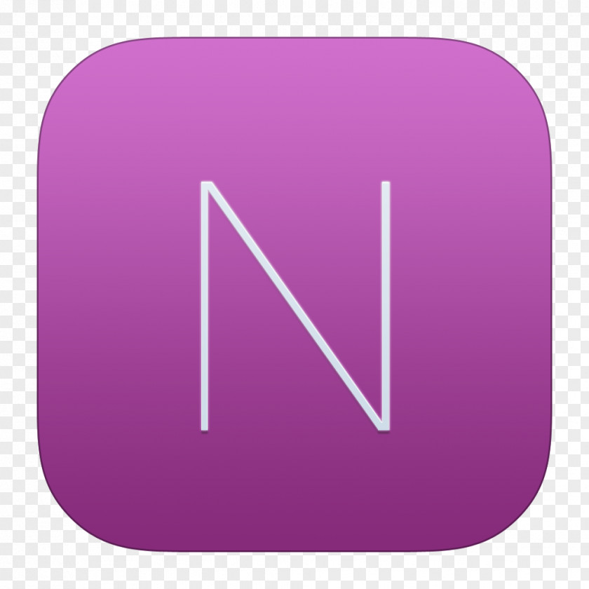 OneNote Purple Violet Lilac Magenta PNG