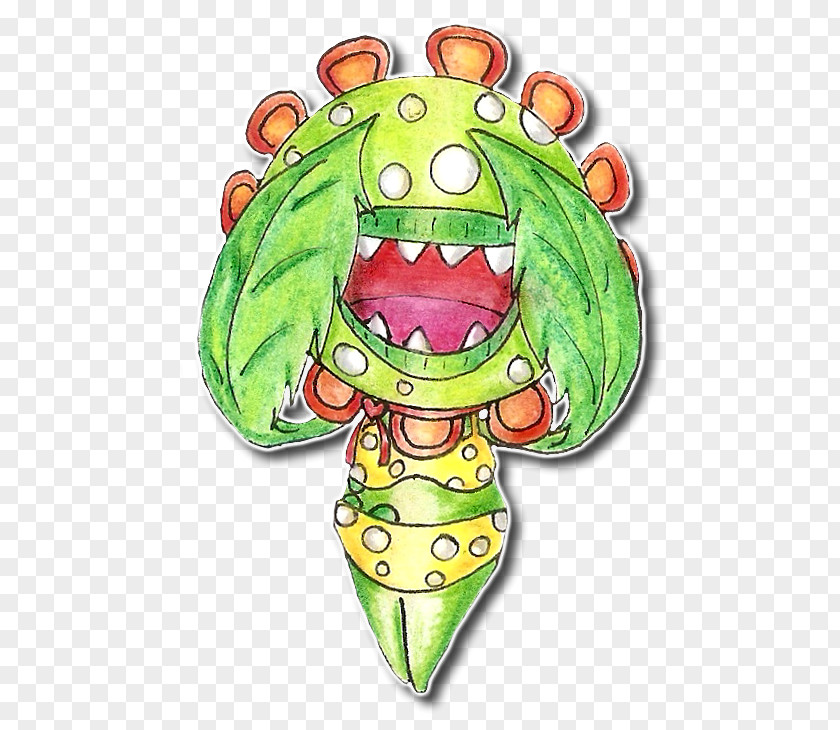 Watermelon Tree Frog Christmas Ornament PNG