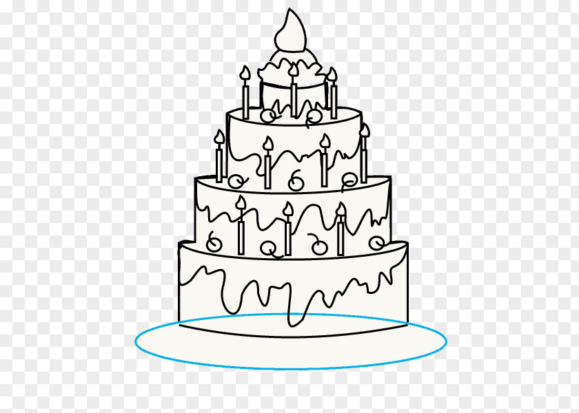 Wedding Cake Birthday Chocolate Torte Drawing PNG