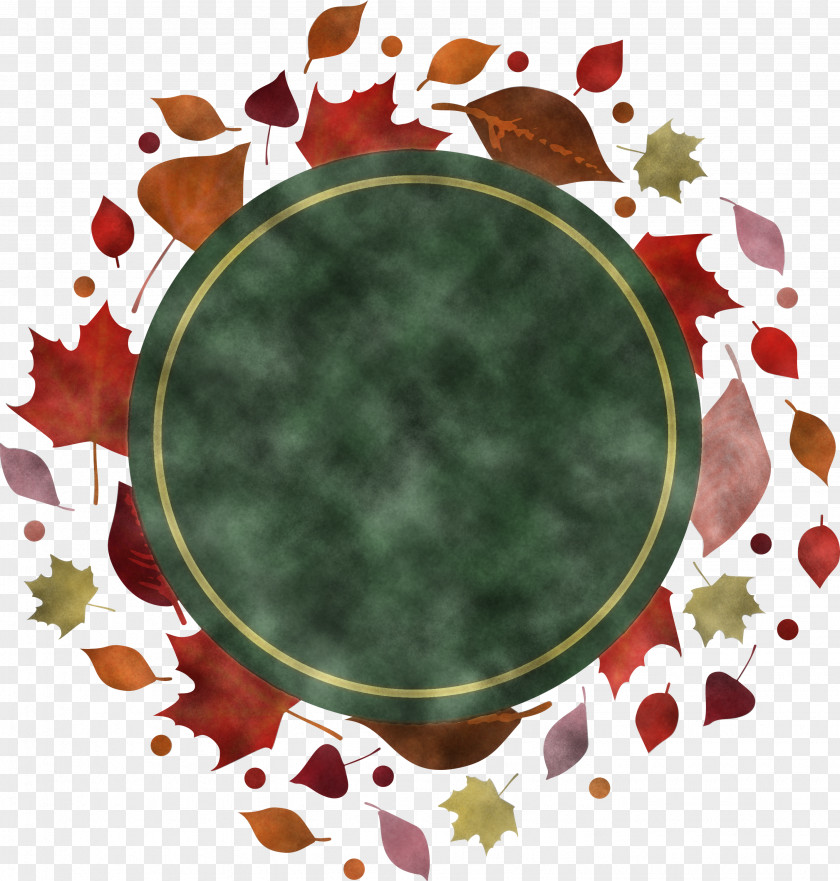 Autumn Frame Leaves PNG