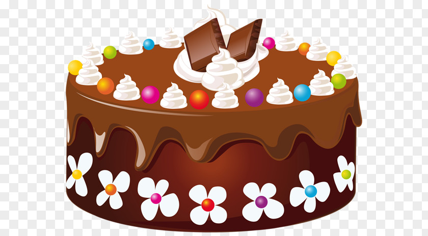 Chocolate Cake Black Forest Gateau Birthday Clip Art PNG