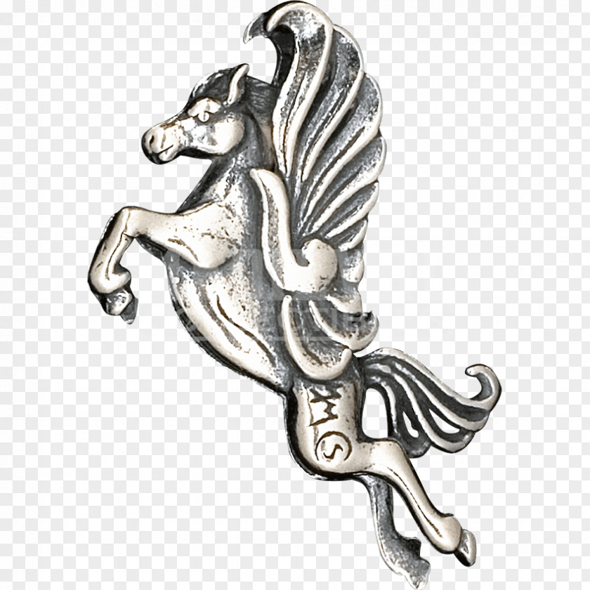 Pegasus Body Jewellery Horse Silver Clothing Accessories PNG