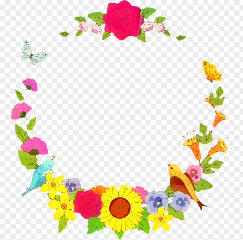 Plant Lei Flowers Background PNG